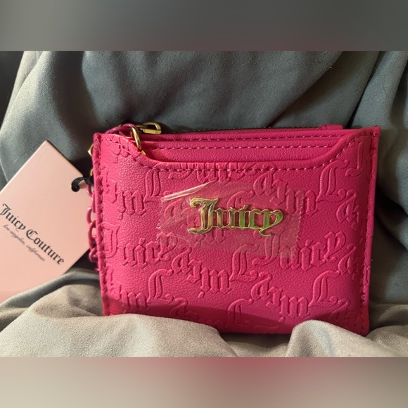Juicy Couture Handbags - Juicy Couture Pink Bifold Wallet NWT
